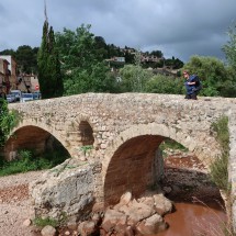 Roman bridge close to Refugi Del Pont Romà